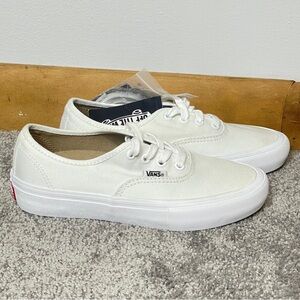 Vans Authentic Skate White low top lace-up‎ shoes ultracush men’s 4.5/womens 6.5